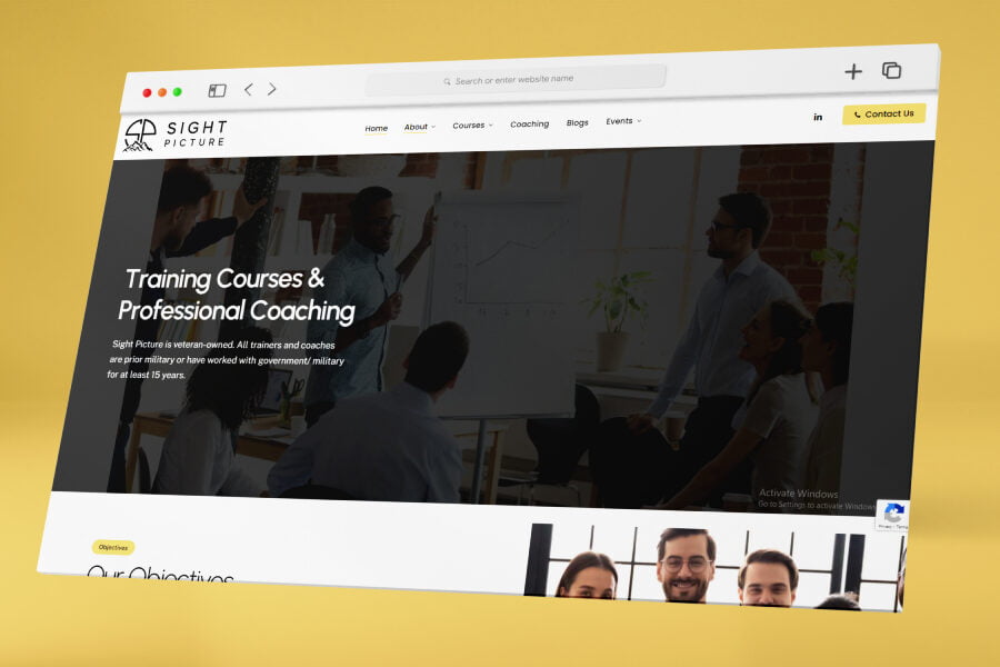 Raheel Azmi 26 Case Study: Sightpicture.global Website Redesign by Raheel Azmi