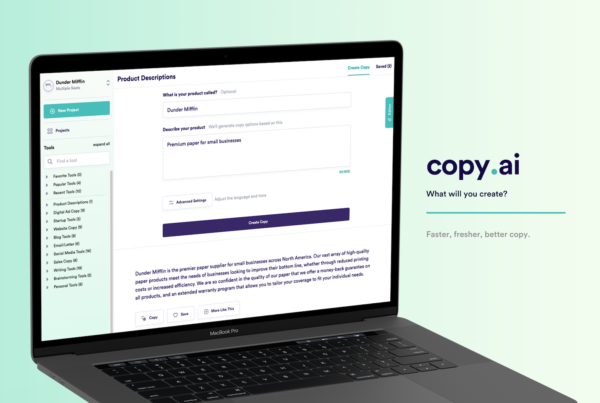 Enhance Your Content Creation With Copy.ai The Ai Writing Assistant